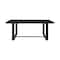 Armen Living Felicia Outdoor Patio 7-Piece Dining Table Set in Aluminum with Gray Rope and Cushions 840254333307 - alternate 10